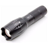 2 Pack LED Torch 1000 Lumens Zoomable Flashlight 5 Modes - Side View