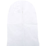 1 Pc Wedding Dress Dust Cover Breathable Non Woven Fabric White, 180 cm - Side View