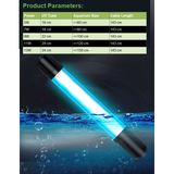 1 Pc 13W UV Germicidal Lamp Aquarium Sterilizer 220-240V - Front View