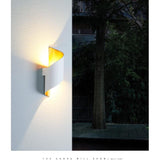 10W Spiral LED Wall Light 3000K Warm White - Side View