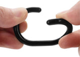 Shower Curtain Rings | Set of 12 | Shower Curtain Rings | Black
