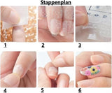 Double-Sided Nail Stickers | 2 Sheets (48 pieces) | Stick-on Nails | Press-on Nails | Fake Nails | Nail Stickers