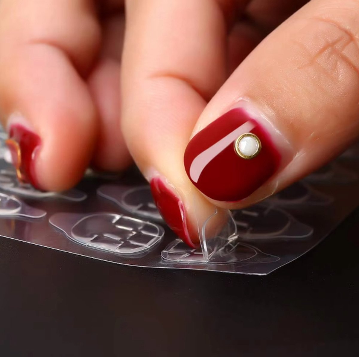 Double-Sided Nail Stickers | 2 Sheets (48 pieces) | Stick-on Nails | Press-on Nails | Fake Nails | Nail Stickers