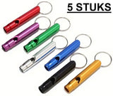 5x Emergency Whistle | Emergency Whistles | Keychain with emergency whistle | In Case of Emergency