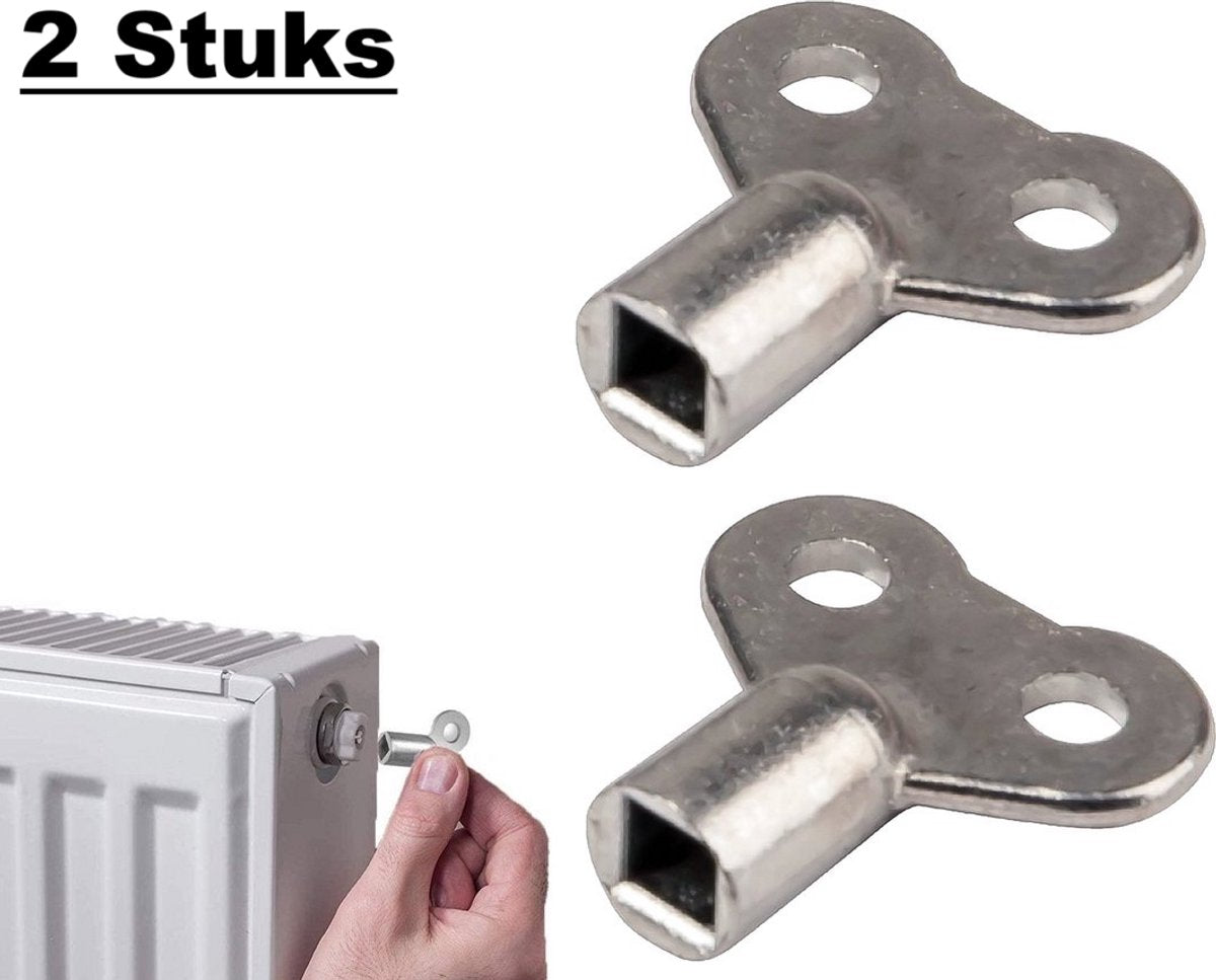 Bleeding Key | 2 Pieces | Radiator Wrench | 5.2mm