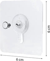 10x Adhesive Nail | Self-Adhesive Hooks | No Drilling Required Hanging System | Threaded