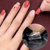120x (MEGA PACK) Double-Sided Nail Stickers | 5 Sheets | Stick-on Nails | Press-on Nails | Fake Nails | Nail Stickers - Side View