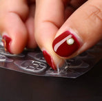 120x (MEGA PACK) Double-Sided Nail Stickers | 5 Sheets | Stick-on Nails | Press-on Nails | Fake Nails | Nail Stickers