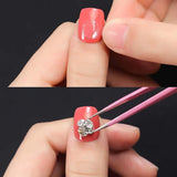 120x (MEGA PACK) Double-Sided Nail Stickers | 5 Sheets | Stick-on Nails | Press-on Nails | Fake Nails | Nail Stickers - Close-Up Angle