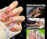 120x (MEGA PACK) Double-Sided Nail Stickers | 5 Sheets | Stick-on Nails | Press-on Nails | Fake Nails | Nail Stickers - Low Angle