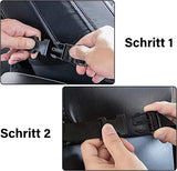 Famanu - Children's Car Organizer, 2 PCS Car Storage Accessories with 24.4 cm iPad Pocket, 10 Pockets for the Car Seat Backrest, Black