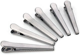 12 Stainless Steel Bag Clips - Airtight Seals for Coffee, Chips & Food - Strong Jaw Grip for Freshness Preservation - Kitchen Organization & Storage Accessories - Silver