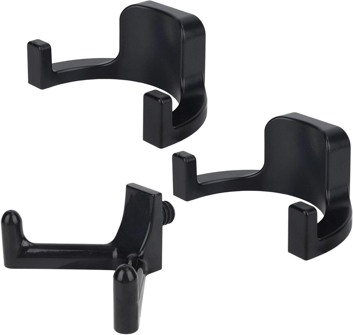 Sanding Hooks - Tool Hangers - Plastic - Sanding Boards - Organization Accessories - Rakes - Shovels - Hammers - Black - 3 pieces - Compatible with - Plastic U-shaped - V-shaped - Storage Accessories