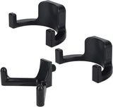 Sanding Hooks - Tool Hangers - Plastic - Sanding Boards - Organization Accessories - Rakes - Shovels - Hammers - Black - 3 pieces - Compatible with - Plastic U-shaped - V-shaped - Storage Accessories