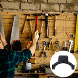 Sanding Hooks - Tool Hangers - Plastic - Sanding Boards - Organization Accessories - Rakes - Shovels - Hammers - Black - 3 pieces - Compatible with - Plastic U-shaped - V-shaped - Storage Accessories - Close-Up Angle