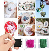 Embroidery Threads Spools, Embroidery Threads, Cards, Cross Stitch, Thread Chart, 100 Pieces, Embroidery Threads, Spools, Plastic with Storage Box and Thread Winder for DIY Crafts, Sewing, Storage Accessories