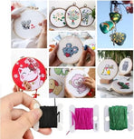 Embroidery Threads Spools, Embroidery Threads, Cards, Cross Stitch, Thread Chart, 100 Pieces, Embroidery Threads, Spools, Plastic with Storage Box and Thread Winder for DIY Crafts, Sewing, Storage Accessories