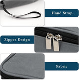 Travel Snack Bags - Thermally Insulated Container - Fruit - Lightweight - Leak-Proof Cooler Bag - Portable - Storage Accessories - Picnic - Grey - Suitable for model XYZ. - Rear View