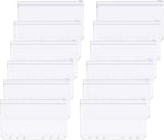 12 money envelopes with 6 holes for A6 size - Budget sleeve for receipts - Storage accessories with binding spine - Savings accessories