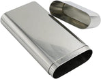 Stainless Steel Travel Case Portable Holder for Light Humidor Storage Accessories with Handle