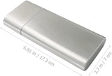 Stainless Steel Travel Case Portable Holder for Light Humidor Storage Accessories with Handle