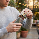 Stainless Steel Travel Case Portable Holder for Light Humidor Storage Accessories with Handle