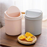 1-pack, pink, mini trash can, desk trash can, home office storage accessories