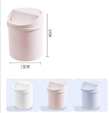 1-pack, pink, mini trash can, desk trash can, home office storage accessories