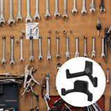 Allecto plus - Tool Storage Brackets, Set of 21, Y/U-Shape, Black, Includes Wrench, Shed Storage Accessories - Compatible with Suncast and Craftsman