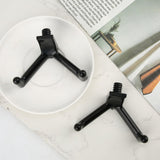 Tool Hooks for Garden Shed - Storage Accessories for Shovels and Rakes - Set of 3 (Black)