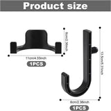 Storage Hooks for Sheds - Handy J/V-Shaped Tool Hooks - Compatible with various sheds - Storage accessories for a tidy shed