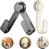 2 pieces - Hooks - Suction hooks - Pot lid racks - Storage racks - Rotatable - Storage accessories - Suitable for kitchens, bedrooms and bathrooms - Black - 3*5*19.5 cm