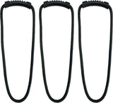 4 pieces - Cable management strap - Cable management strap - Carrying rope - Handle - Storage rope - Storage accessories - Suitable for cable storage - Tools - Water pipes - Black - 10*40cm