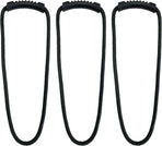 4 pieces - Cable management strap - Cable management strap - Carrying rope - Handle - Storage rope - Storage accessories - Suitable for cable storage - Tools - Water pipes - Black - 10*40cm