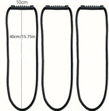 4 pieces - Cable management strap - Cable management strap - Carrying rope - Handle - Storage rope - Storage accessories - Suitable for cable storage - Tools - Water pipes - Black - 10*40cm