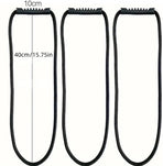 4 pieces - Cable management strap - Cable management strap - Carrying rope - Handle - Storage rope - Storage accessories - Suitable for cable storage - Tools - Water pipes - Black - 10*40cm