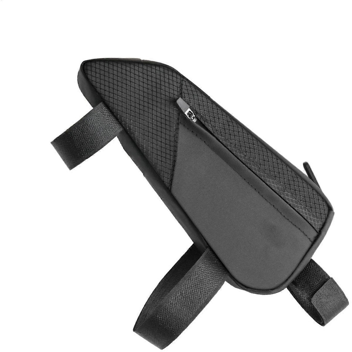 Bicycle bag, top tube bicycle bag, two zippered compartments, bicycle tool storage bag, bicycle storage accessories
