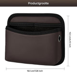 Car storage bag - 18*15*5.5 cm - Car storage bag - Storage - Universal car storage bag - Self-adhesive storage bag - Car essentials - Universal storage accessories for the car seat holder - Top-Down View