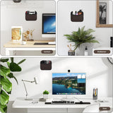 Car storage bag - 18*15*5.5 cm - Car storage bag - Storage - Universal car storage bag - Self-adhesive storage bag - Car essentials - Universal storage accessories for the car seat holder - Top-Down View