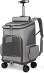 Luxury Dog & Cat Trolley | For Small Dog or Cat | Dog Backpack | Dog Buggy | Cat Travel Carrier