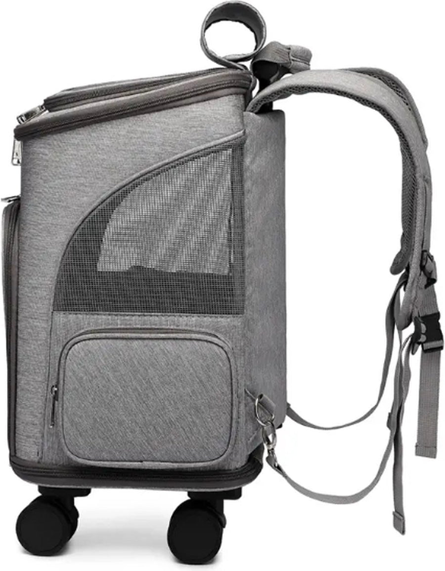 Luxury Dog & Cat Trolley | For Small Dog or Cat | Dog Backpack | Dog Buggy | Cat Travel Carrier