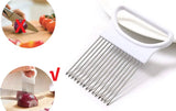 Onion comb | Onion slicer | Vegetable slicer | - Front View