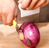 Onion comb | Onion slicer | Vegetable slicer | - Top-Down View