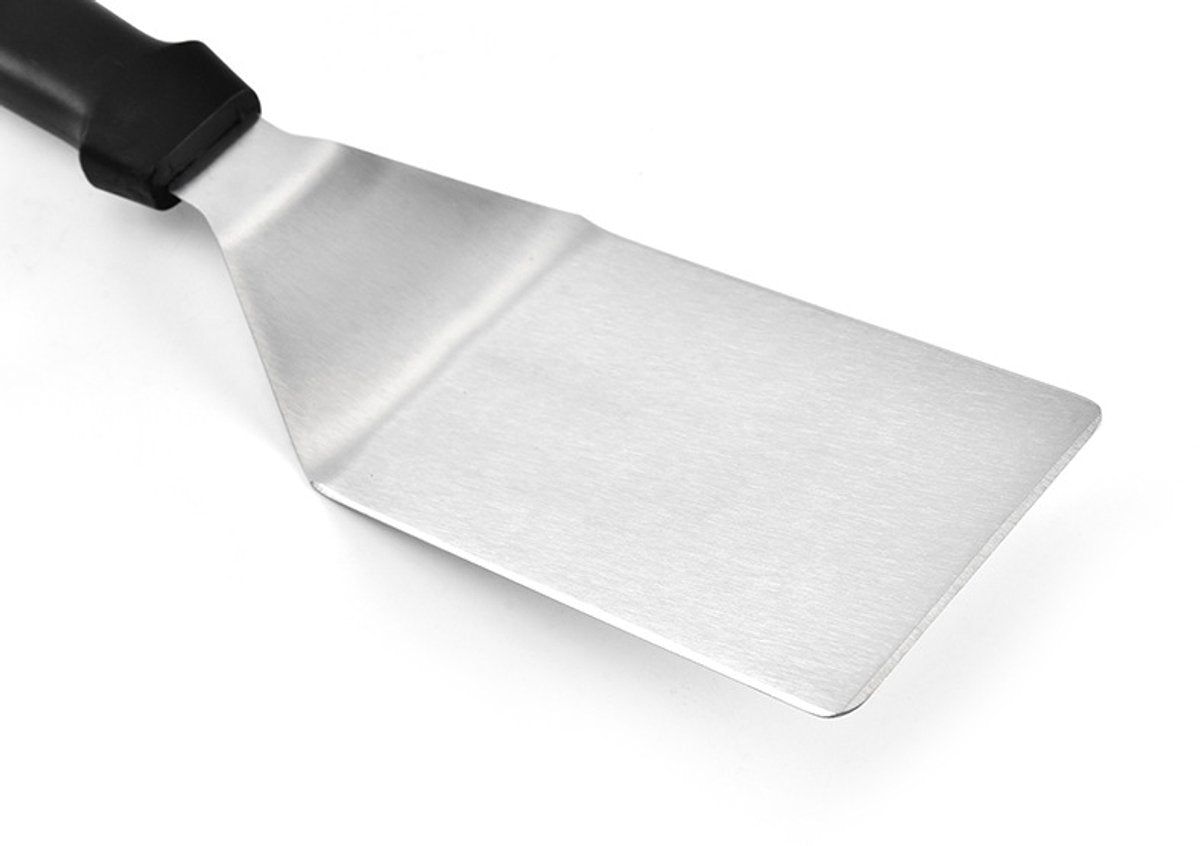 Stainless Steel BBQ Spatula - Barbecue Spatula - BBQ Accessories - Spatula - BBQ Essentials - Steak Spatula - Barbecue Spatula - Kitchen Tools - Barbecue Spatula - Stainless Steel Spatula - Teppanyaki Spatulas - Grill Spatula - Stainless Steel Grill Scrap