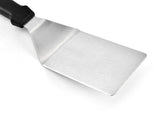 Stainless Steel BBQ Spatula - Barbecue Spatula - BBQ Accessories - Spatula - BBQ Essentials - Steak Spatula - Barbecue Spatula - Kitchen Tools - Barbecue Spatula - Stainless Steel Spatula - Teppanyaki Spatulas - Grill Spatula - Stainless Steel Grill Scrap - Side View