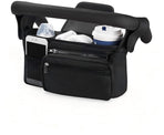 Universal storage bag for stroller - with drink holder - cup holder - stroller storage accessories - large capacity stroller bag
