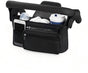 Universal storage bag for stroller - with drink holder - cup holder - stroller storage accessories - large capacity stroller bag