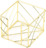Sticky Note Organizer - Storage Rack - Metal Storage Rack - Creative Openwork Note Box - Desk Storage Accessories - Post-it Holder - Gold