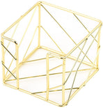 Sticky Note Organizer - Storage Rack - Metal Storage Rack - Creative Openwork Note Box - Desk Storage Accessories - Post-it Holder - Gold