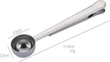 Coffee Scoop – Measuring Scoop – Coffee Accessories – Scoop – Scoops – Coffee Scoop – Airtight Seal – Closure – Seal – Grey – 3D